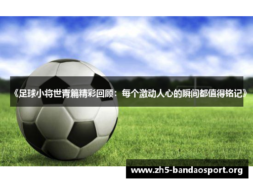 《足球小将世青篇精彩回顾：每个激动人心的瞬间都值得铭记》